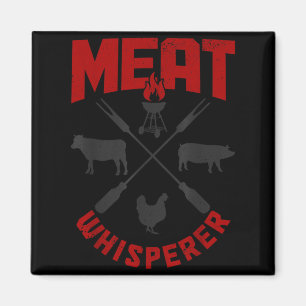 Meat Whisperer Bbq Grill Grilling Chef Meat Magnet