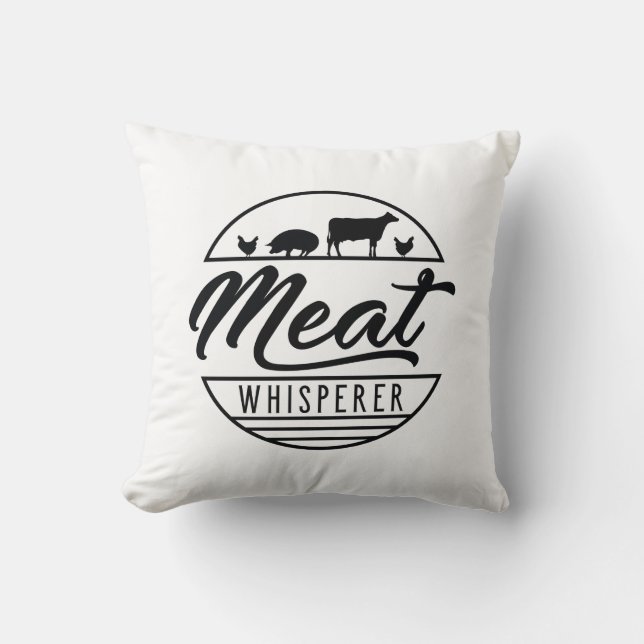 Meat Whisperer Cushion (Front)