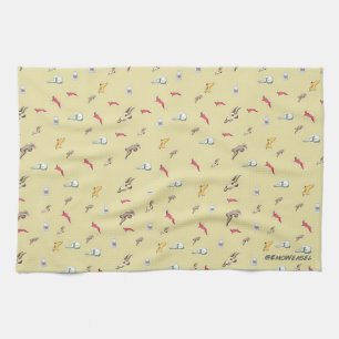 Meat Your Meal Goat Tea Towel