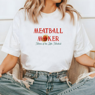 Meatball Maker Mama of the Little Meatball Tri-Blend Shirt