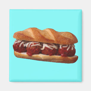Meatball Sub Magnet