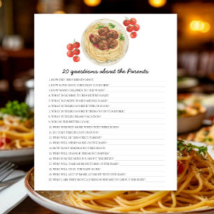 Meatballs - games - 20 questions about the parents