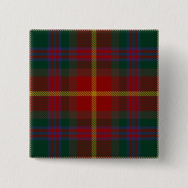 Meath County Irish Tartan 15 Cm Square Badge (Front)