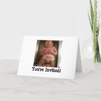 Meatloaf Baby Invitation Card