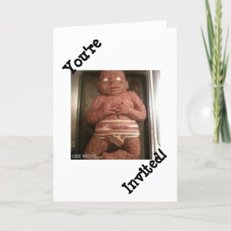 Meatloaf Baby Paper Goods Invitation