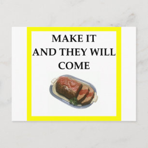 meatloaf postcard