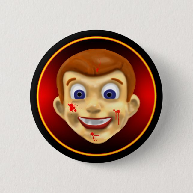 Meaty Meetz 6 Cm Round Badge (Front)