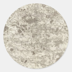 Meaux Classic Round Sticker