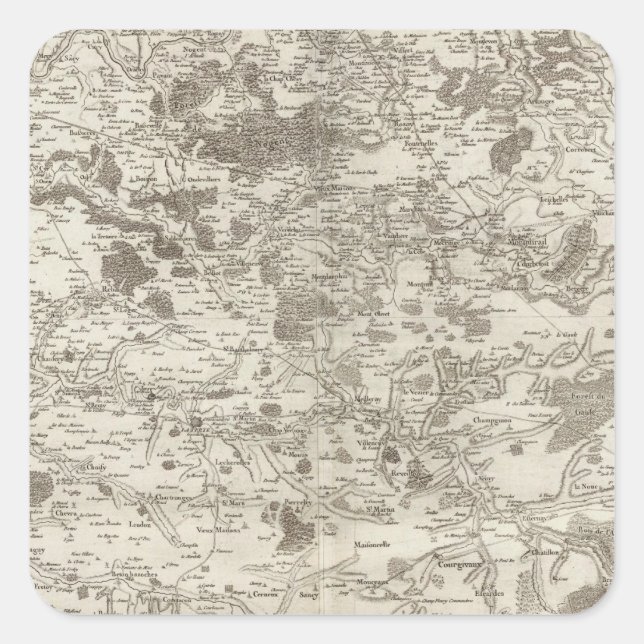 Meaux Square Sticker (Front)