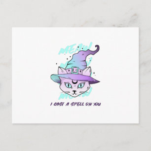 MEAW MEAW I Cast a Spell on you Postcard