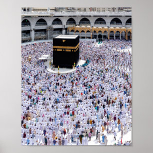 Mecca In Saudi Arabia, Beautiful Mosque Poster