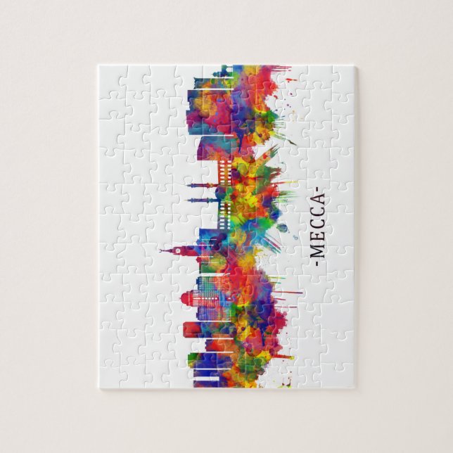 Mecca KSA Skyline Jigsaw Puzzle (Vertical)