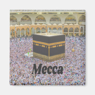 Mecca Saudi Arabia Islam’s holiest city, Kaaba Magnet