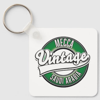 Mecca saudi arabia vintage logo key ring