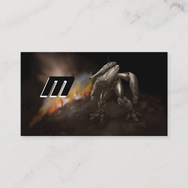 Mecha Business Card (Front)