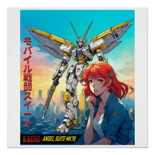 MECHA WARRIOR - KAORI'S ANGEL SUITE MK78 POSTER