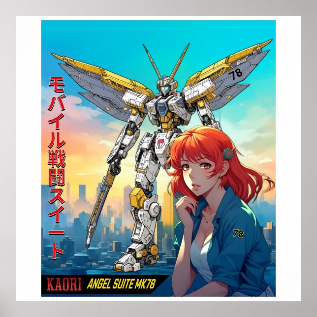 MECHA WARRIOR - KAORI'S ANGEL SUITE MK78  POSTER (Front)
