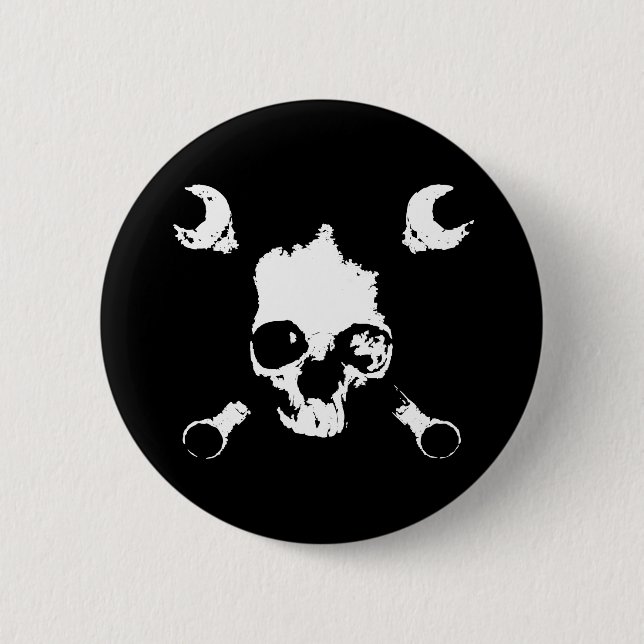 Mechaneer 6 Cm Round Badge (Front)