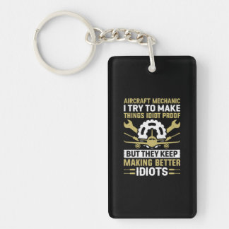 Mechanic Aircraft Mechanic I Try To Make Key Ring