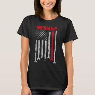 Mechanic American Flag Shirt