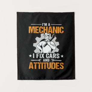 Mechanic Art   I Am A Mechanic I Fix Tapestry