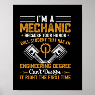 Mechanic Art   I Am A Mechanic Poster