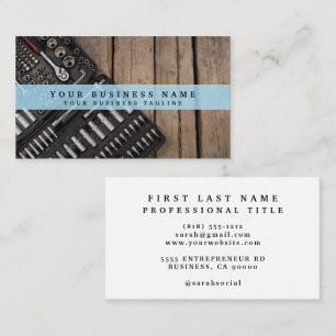 Mechanic Auto Motorcycle Handyman Business Card