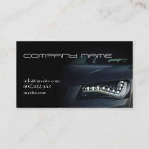 Mechanic Automotive Black  Fast Speed Modern Business Card