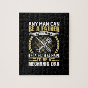 Mechanic Be A Mechanic Dad Jigsaw Puzzle
