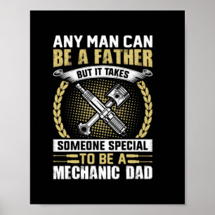 Mechanic Be A Mechanic Dad Poster