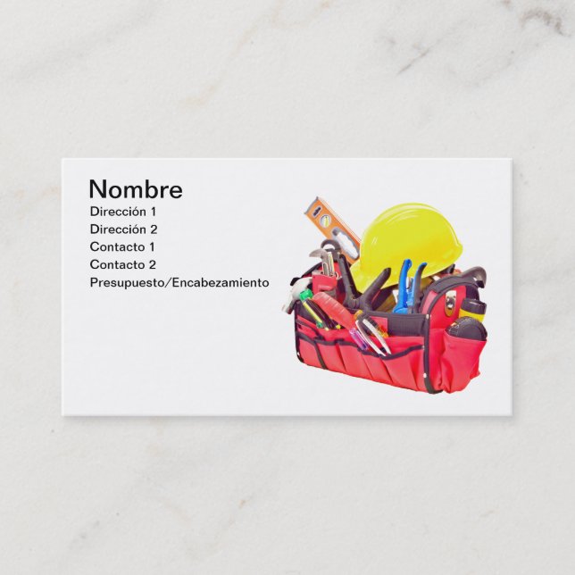 Mechanic Business Card (Front)