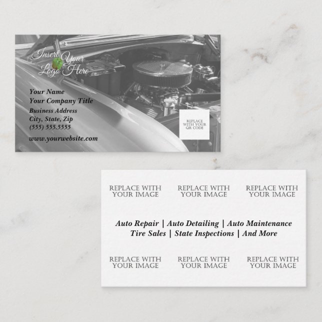 Mechanic Business Card (Front/Back)