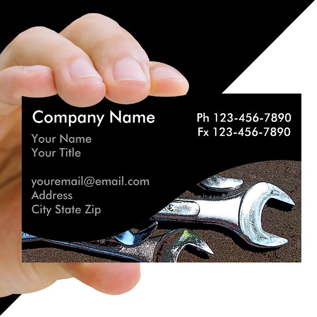 Mechanic Business Cards (Creator Uploaded)