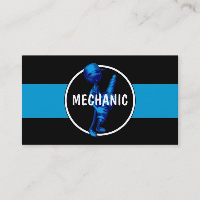 Mechanic Business Cards (Front)