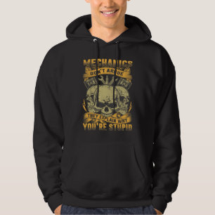 Mechanic Car Guy Mechanic Don't Argue Hoodie