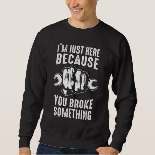 Mechanic Car Repairing Garage 1 Sweatshirt