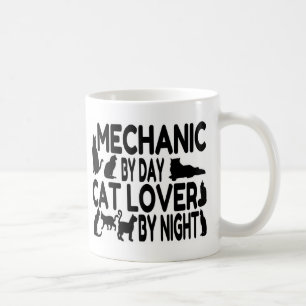 Mechanic Cat Lover Coffee Mug