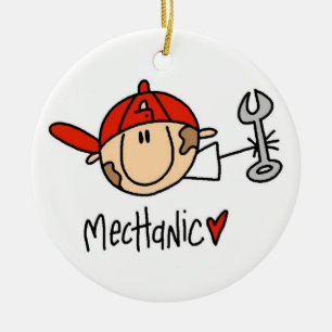 Mechanic Ceramic Ornament