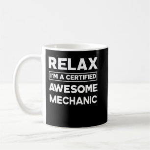 Mechanic Certified Awesome Job work Anniversary Go Coffee Mug