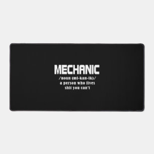 Mechanic Christmas Desk Mat