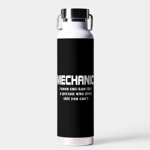 Mechanic Christmas Water Bottle