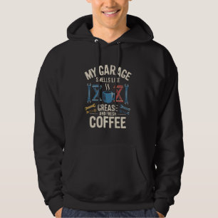 Mechanic Coffee Lover Workshop Mechanical Engineer Hoodie