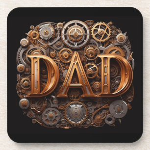 Mechanic DAD Automotive Theme Coaster