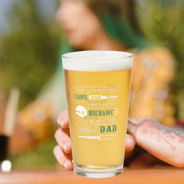 Mechanic Dad | Father's Day Glass (Creator Uploaded)