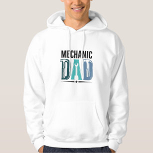 Mechanic Dad Vintage Tool Typography Design_1 Hoodie