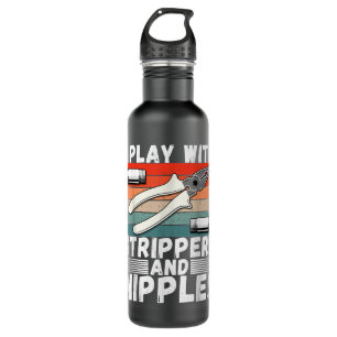 Mechanic Electricians Sarcastic Present Plumber 710 Ml Water Bottle