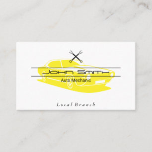Mechanic   Engineer   Wrenches Business Card
