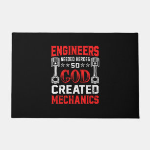 Mechanic Engineers Needed Heroes Doormat