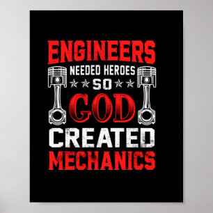Mechanic Engineers Needed Heroes Poster