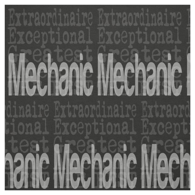 Mechanic Extraordinaire Fabric (Swatch)